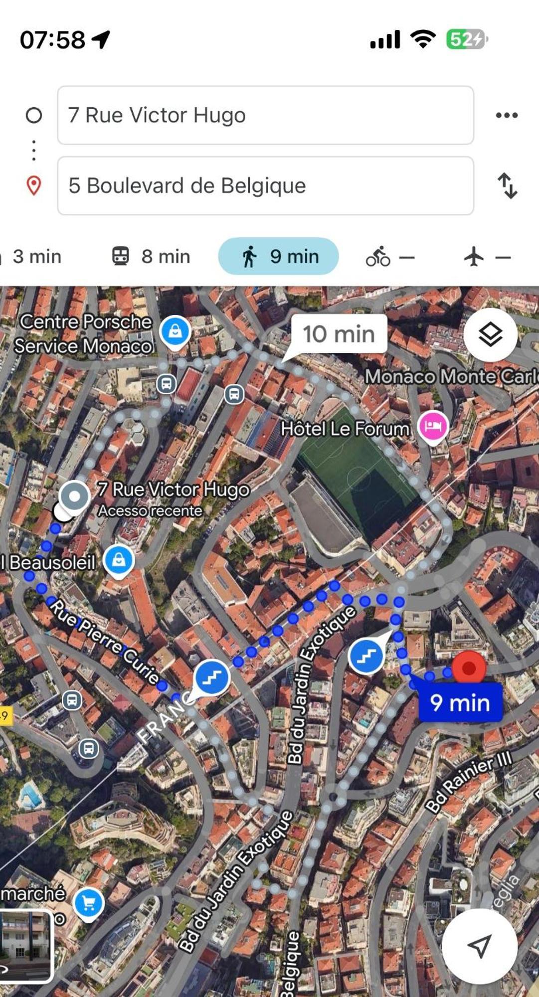 Apartment 36mt2 A 5 Min A Pied Boulevard De Belgique Mc